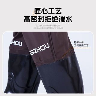 Waterproof 鞋 rain fish catching outody rain boots 耐磨 增厚chg