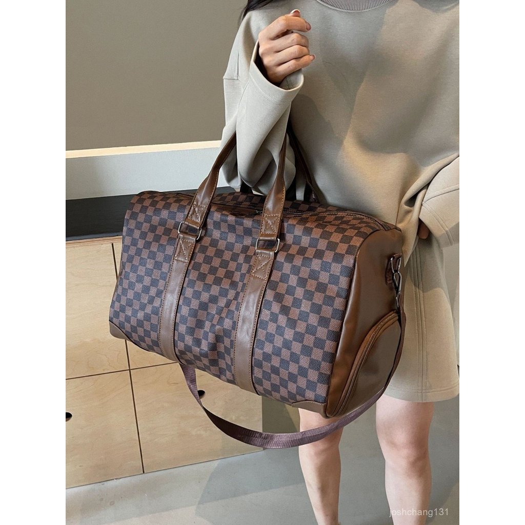 🔥臺北出貨🔥當地發貨🔥旅行包大容量男士健身包出差住宿待産收納包高級感高顔值登機大包 BGRI