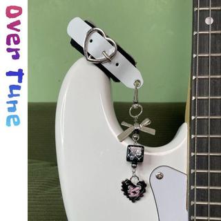 悶音束帶 悶音乾淨 吉他消音帶 制音帶 消音圈 朋克蝴蝶結心形束音電吉他悶音帶貝斯吉他護弦制音悶音夾束帶配件