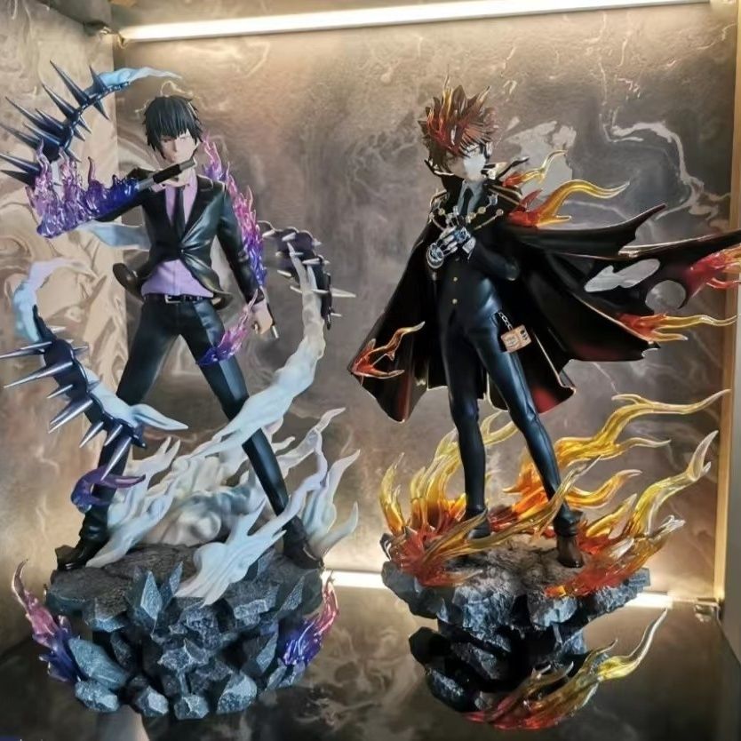 ✨小象優選✨ILL未來熱血家庭教師GK 澤田綱吉手辦 家庭教師周邊 家庭教師模型 家庭教師手辦擺件 澤田綱吉GK手辦擺件