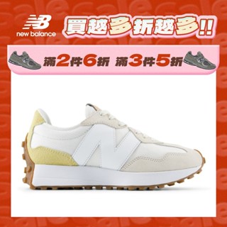 【New Balance】 NB 復古鞋 女性 燕麥黃 WS327RE-B楦 327