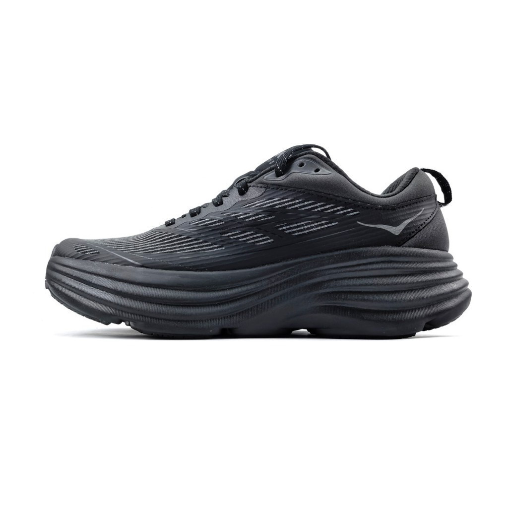 HOKA BONDI 8 男女款，厚底，防滑且透氣性好 WAOB