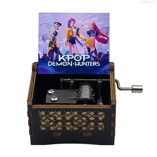 爆款新品 kpop獵魔女團 demonhunters八音盒golden旋律音樂盒 獵魔女團旋律音樂盒 木製禮物