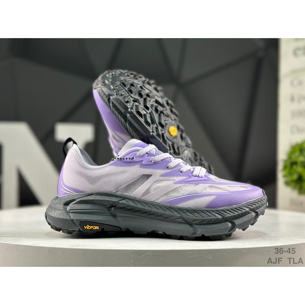 New.HOKA MAFATE SPEED 4 LITE 越野跑鞋男女運動鞋男女通用情侶藍色AYEX