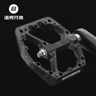 ROCKBROS洛克兄弟尼龍山地車腳踏 單車配件 寬踏板 自行車腳踏車 腳踏板 培林自行車腳蹬 軸承腳踏板 騎行腳踏板