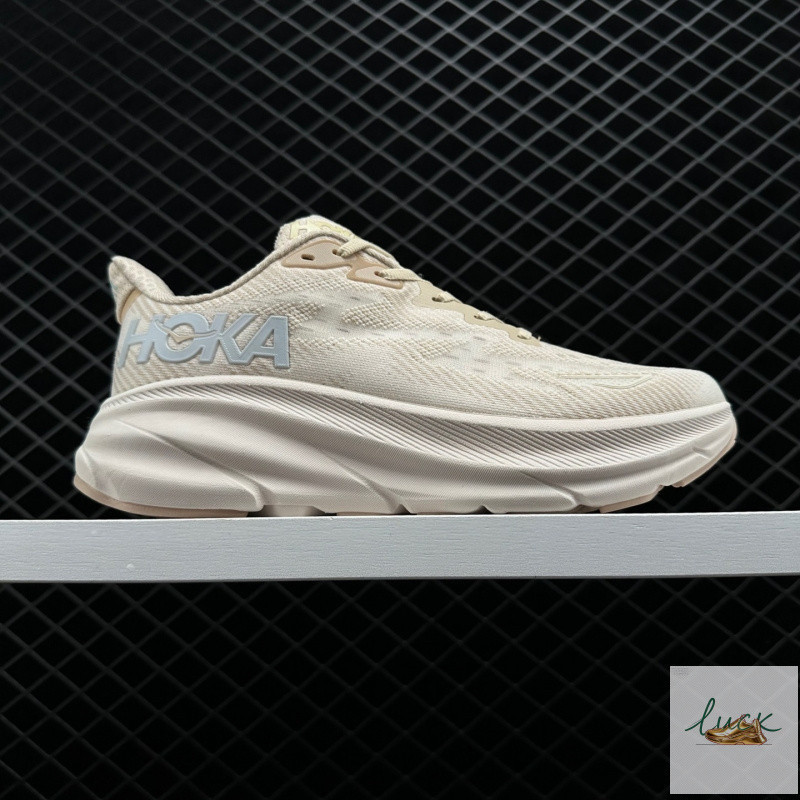 HOKA HOKA ONE ONE Clifton 9 男女專業緩震跑鞋,男女通用超輕透氣厚底運動鞋 HC1I
