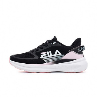 Fila 斐樂 Chasing 女 慢跑鞋 跑鞋 路跑 黑 粉紅 [5-J310Z-051]