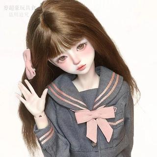 新款【Bjd娃娃 bjd】四分娃bjd娃娃四分正版娃娃4分鈴蘭全套女娃bjd素體sd娃娃bjd人偶娃娃