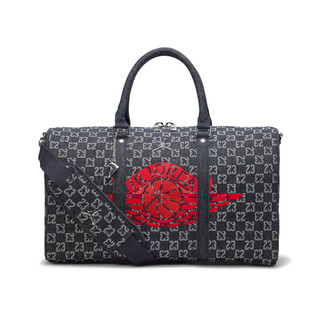 Nike 行李袋 Jordan Monogram 深牛仔 滿版老花 旅行包 JD2623002AD-001 [ACS]