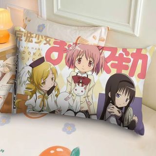 🎊臺灣寄出☜全館免運🎊二次元可愛魔法少女小圓鹿目圓宿舍客廳沙發靠枕臥室床頭可愛裝飾