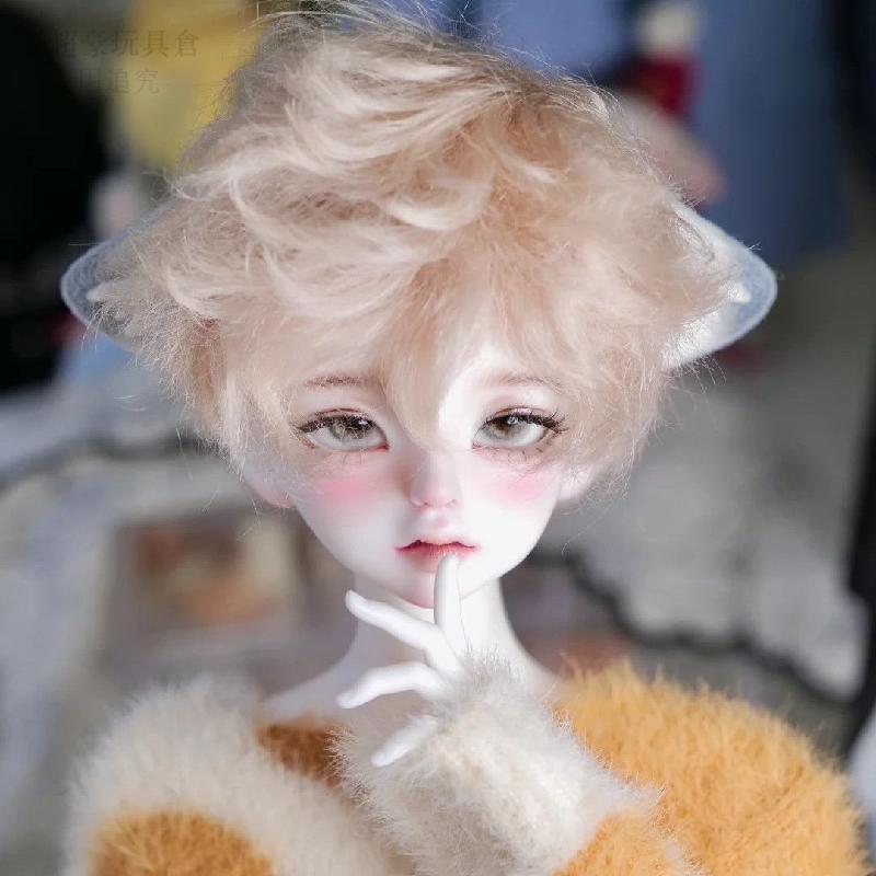 新款【Bjd娃娃 bjd】四分娃bjd娃娃bjd四分bjd正版娃娃 bjd4分mk柴郡貓bjd素體bjd人偶sd娃娃