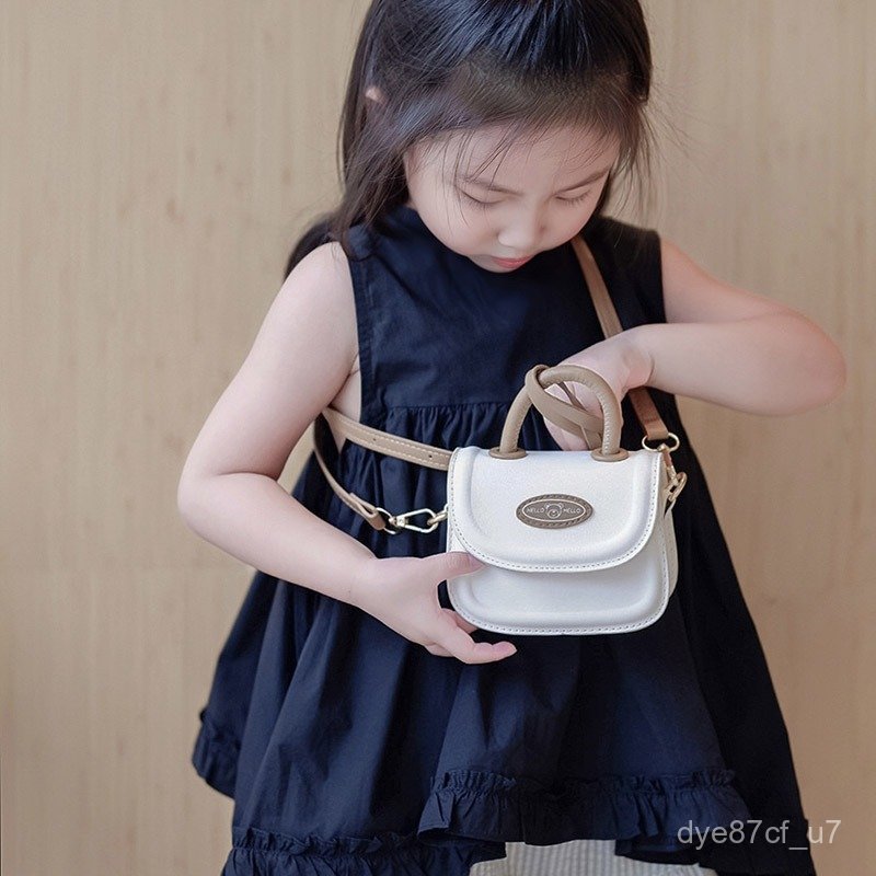 喵咪咪童裝【免運+全店促銷】新款兒童包洋氣女童斜挎小方包時尚可愛小熊女孩迷你手拎零錢包 兒童包包 兒童斜背包