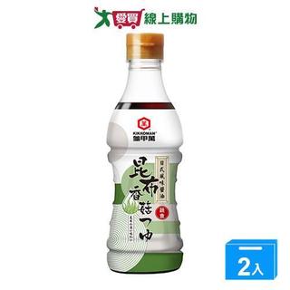 龜甲萬日式風味醬油(昆布香菇)360ml【兩入組】【愛買】