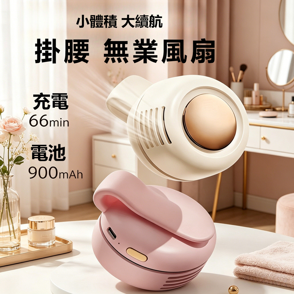 現貨速發 無葉電風扇 迷你小型夾帽夾衣戶外隨身充電低音卡扣夾式小風扇 夏日降溫神器 便攜風扇 掛腰風扇