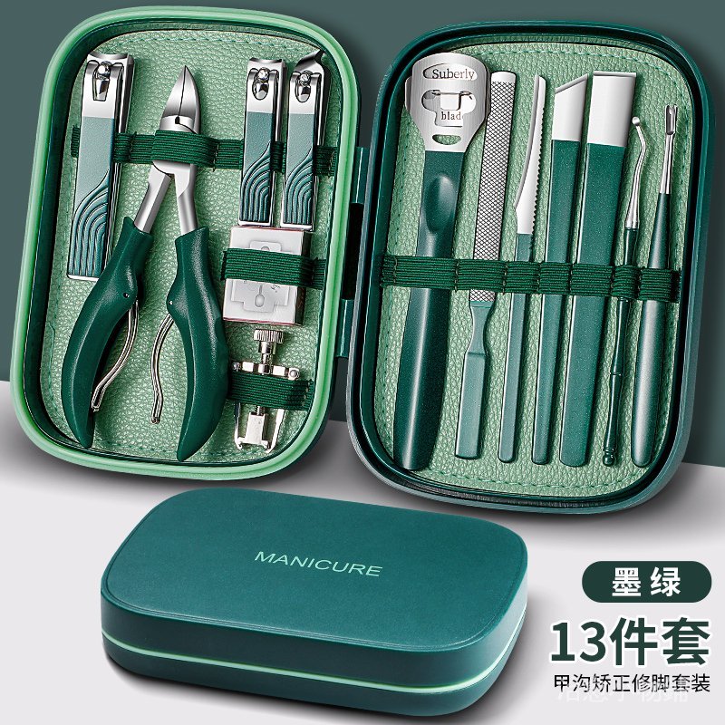🔥最快出貨🔥熱銷甲溝專用指甲剪刀套裝修腳刀具家用厚硬甲鷹嘴死皮指甲鉗代髮