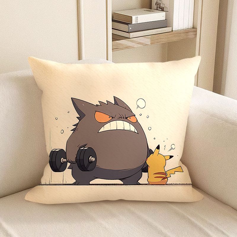 耿鬼睡枕🎀耿鬼抱枕 耿鬼午睡毯 耿鬼枕頭 耿鬼周邊雙面動漫抱枕宿舍房間臥室牀頭客廳沙發靠墊枕頭靠枕頭