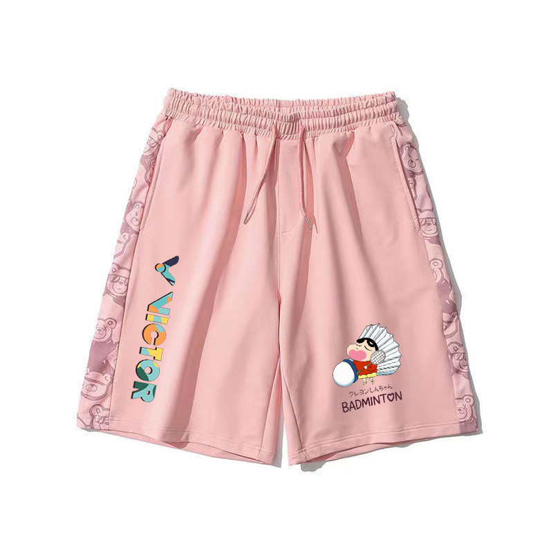維克多男女涼爽舒適羽毛球短褲寬鬆休閒抽繩款式日常通勤戶外訓練運動短褲