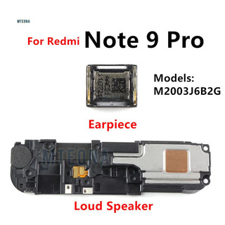 XIAOMI 適用於小米 Redmi Note 9 Pro 9Pro 頂部入耳式揚聲器聽筒底部揚聲器蜂鳴器振鈴器排線更換