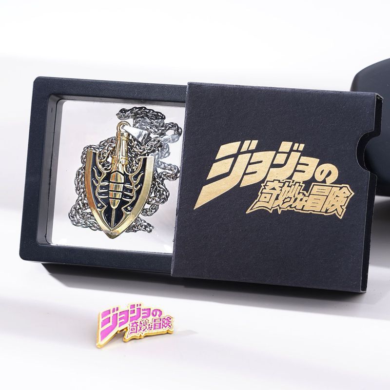 🚛 臺灣發貨 🚚 JOJO奇妙冒險周邊飾品項鍊朋友禮物蟲箭掛件替身之箭頭吊墜胸針盒