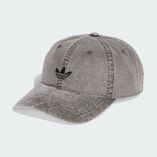 Adidas 愛迪達 Baseball Cap KE0856 帽 水洗棒球帽 老帽 灰 刺繡三葉草 經典