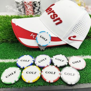 10個入⛳高爾夫馬克 Golf ball marker 送帽夾 高爾夫籌碼球標 高爾夫球位標 高爾夫