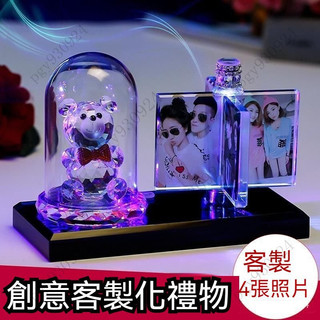 ❤臺灣出貨】旋轉風車照片音樂盒 旋轉相框 創意禮物 照片客製化 生日禮物 diy紀念禮物 送女友朋友送閨蜜禮物 男友禮物