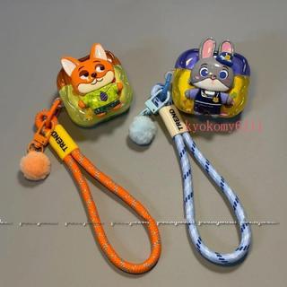 🌈【新款上市】瘋狂動物城尼克朱迪適用airpodspro1代2代3代4代藍牙耳機殼保護套