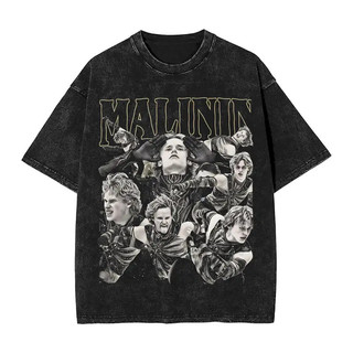 Quad Jump Ice Skate Ilia Malinin Apparel 水洗 T 恤男士女士街頭服飾嘻哈 T