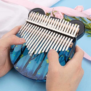 Crystal thumb piano 21-tone Kalimba 17-tone beginn 水晶拇指琴21音卡