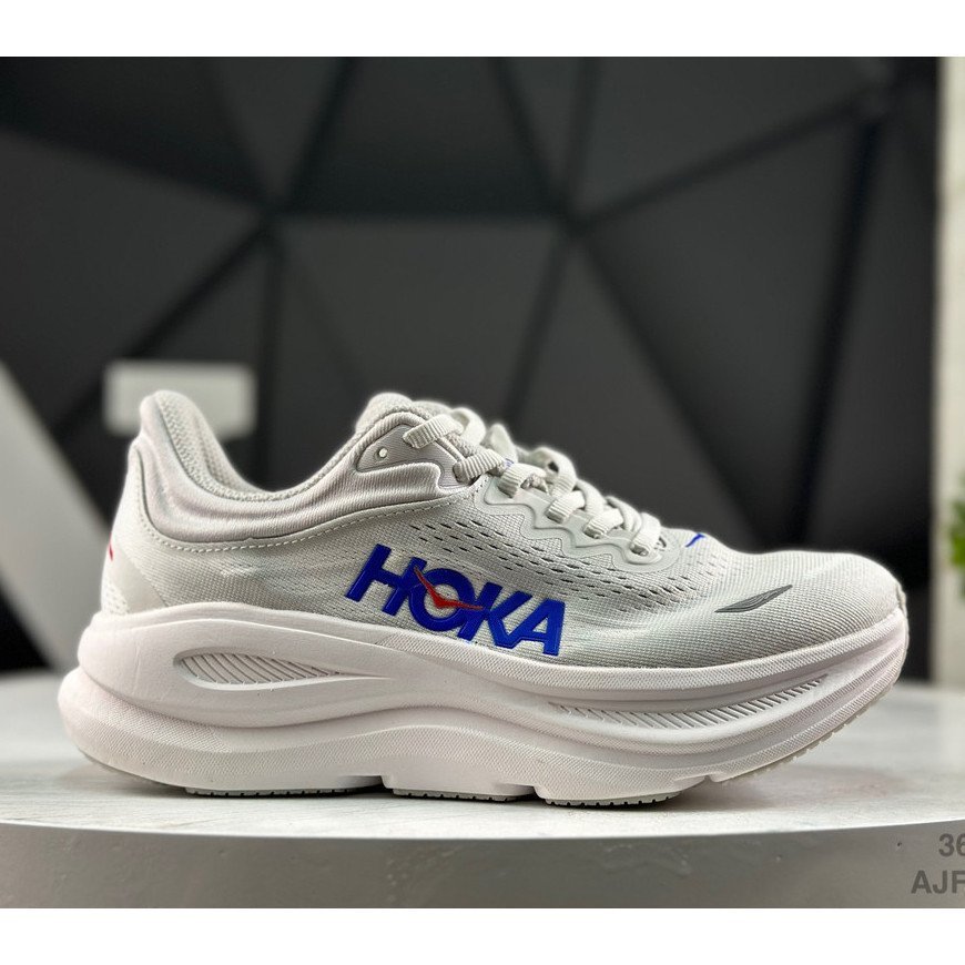 New.HOKA Bondi 9 舒適防震防滑低幫跑鞋 WSR8
