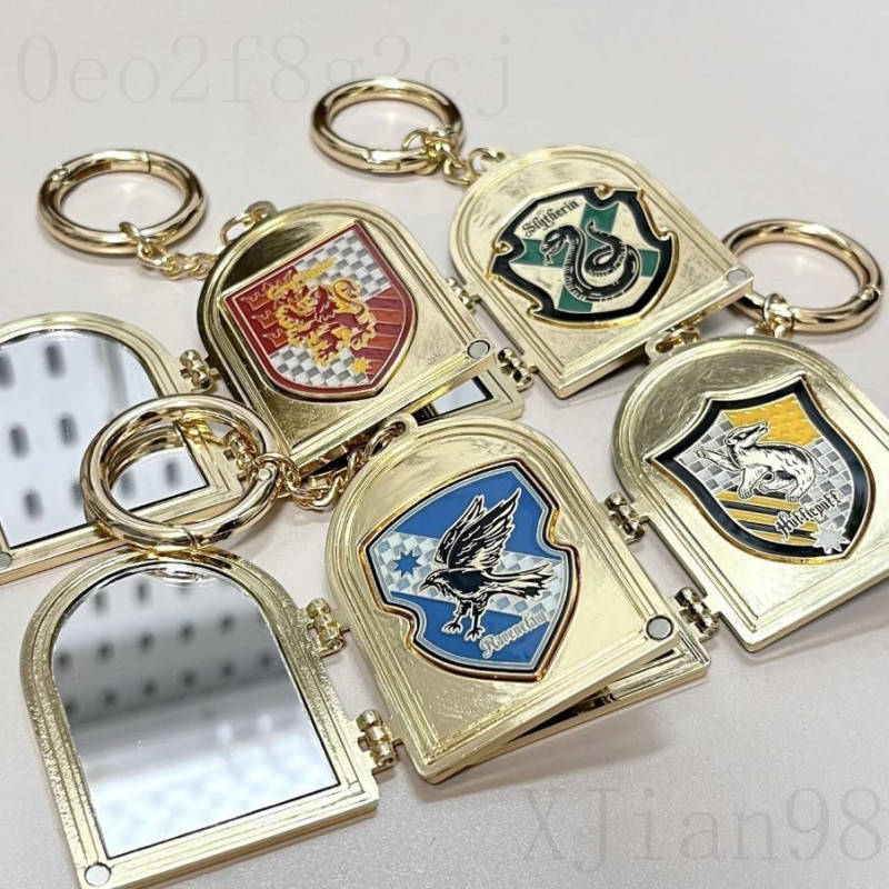 優盒🎀哈利波特 哈利波特周邊 哈利波特周邊金屬徽章 哈利波特掛件鑰匙扣鑰匙圈ins風隨身便攜鏡子送朋友生日禮物交換禮物