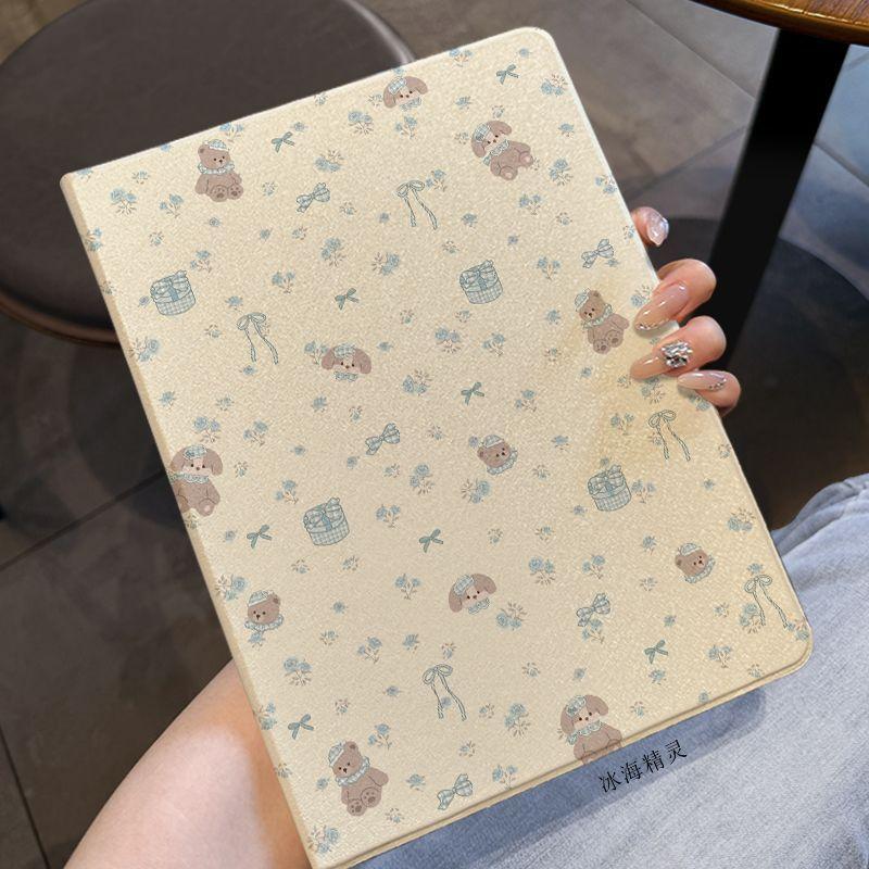 卡通碎花小狗 防摔 蘋果iPad pro Air5 Air4 mini6 11A16 10 9 8 7 10.9吋保護套