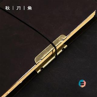臺灣出貨#tn手帳本金屬護邊 筆記本記事本合金包邊防勒痕復古手帳裝飾護邊書本邊角保護手帳配件#免運