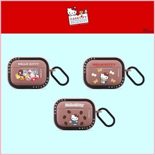CASETiFY Kitty蝴蝶餅乾結貼紙耳機套 適用AirpodsPro3/2代蘋果pods 4新三代防摔耳機保護套
