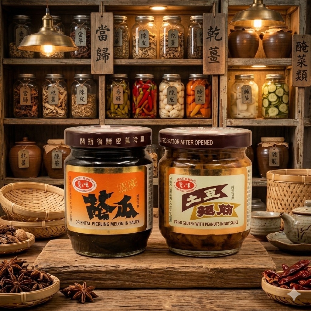 【愛之味】土豆麵筋 花生麵筋 宵夜配粥   麵筋罐頭 花生麵筋 宵夜配粥 拌麵料理 傳統美味 全素 玉筍 脆瓜