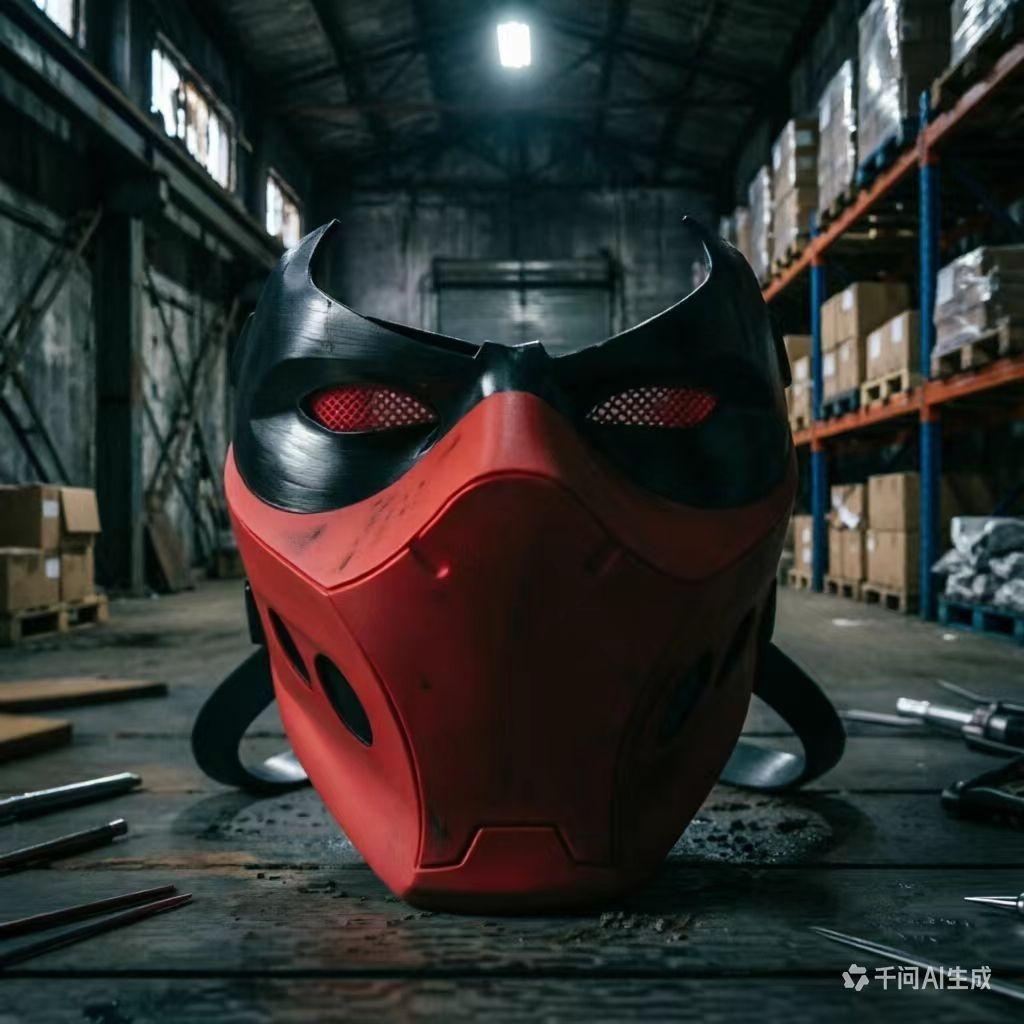【秒殺好物】RedHood 紅頭罩 紅帽火魔 蝙蝠俠 羅賓 託德傑森 紅頭 面具 萬聖節 cosplay