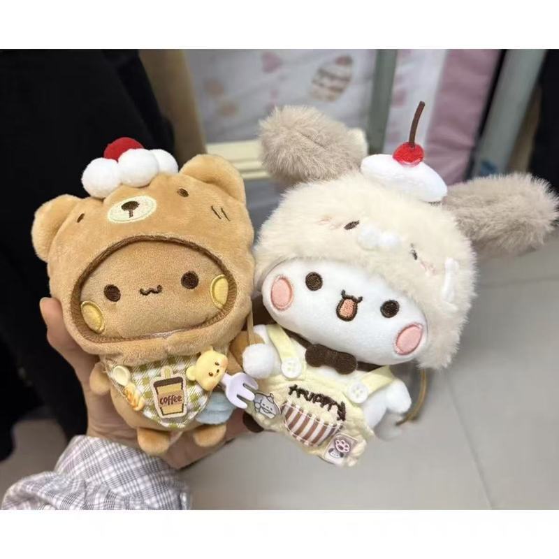 【可愛毛絨玩偶】一二布布 毛絨玩偶 掛件 可愛卡通 網紅 軟萌 套裝 含娃 可換裝 可愛娃娃 娃 布 玩偶 可愛玩偶 一