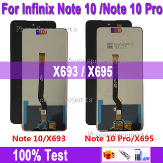 Infinix Note 10 X695D 液晶顯示器 Infinix X695D NFC X695C 液晶顯示器 In