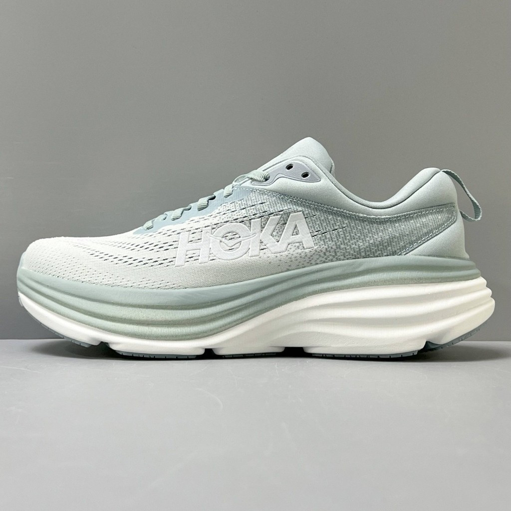 Hoka Bondi 8 寬跑鞋男女運動鞋男女通用情侶 YAFS鞋。