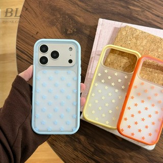 二合一 加厚防摔 星星透明硬殼 適用iPhone 18Pro 17 16 15 Pro Max i15 i16 手機殼