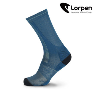 Lorpen 中性 Coolmax 輕量登山襪 PTLCC【深藍】6210322 / 西班牙品牌 中筒健行襪 城市綠洲