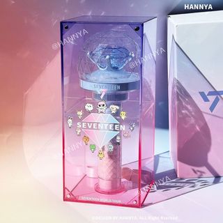 Seventeen應援棒收納盒 克拉棒收納盒 手燈收藏盒 Seventeen周邊展示盒
