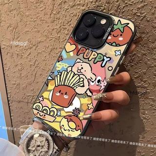 卡通 薯條小狗防摔手機殼 三星S26Ultra S25 edge S21+ S22ultra S24FE S23FE