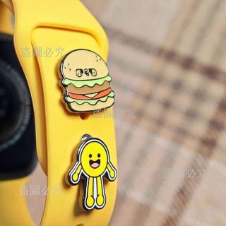 免運💯 錶帶 適用 iwatch9 S10 SE 錶帶 扣釘錶帶 黃子弘凡演唱會周邊 黃豆豆漢堡 Lars 熱銷品