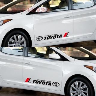 豐田 車身貼紙/車門 貼紙ALTIS/VIOS/RAV4/CHR/yaris/CAMRY車身貼紙個性改裝拉花裝飾