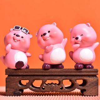 🌟台灣發貨💥新品推薦🌟小海狸loopy盲盒開心日常系列歪頭可愛女孩擺件玩具露比盲盒