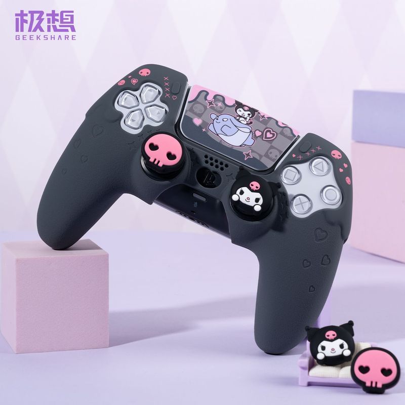 🎐 漫玩嚴選 ✨ 極想ps5手柄保護套庫洛米nspro硅膠套三麗鷗Xbox遊戲手柄套搖桿帽