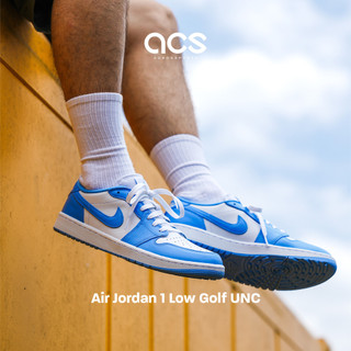 Nike 高爾夫球鞋 Air Jordan 1 Low Golf 北卡藍 男鞋 休閒鞋 [ACS] DD9315-100