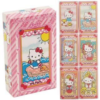 台灣出貨❤️hello kitty tarot 凱蒂貓塔卡牌 可愛卡通78張卡牌 10.3*6cm左右