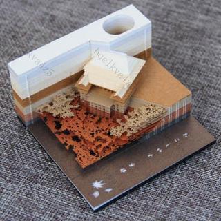 優選好貨⭐️立體便利貼 日本清水寺3D立體紙雕 清水寺模型 清水寺行事曆 清水寺LED燈 便簽利貼 商務禮品 便簽紙